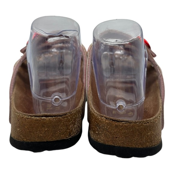Birkenstock Papillio Florida Sandals Womens Size EU 37 US 6 Pink Paisley 3 Strap - Picture 8 of 10